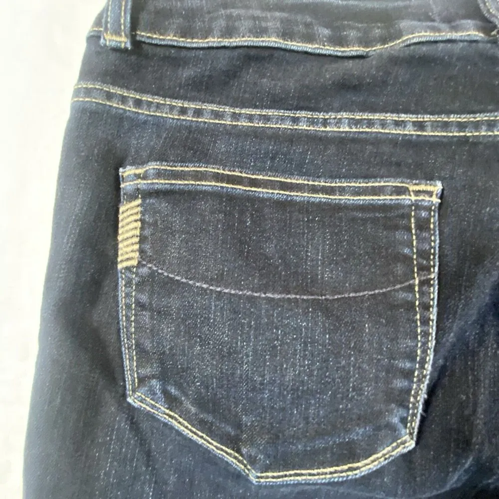 Paige Jeans‎ Hidden Hills Women's  30x29.5 Mid Rise Dark Wash Flared Slimming - Image 11