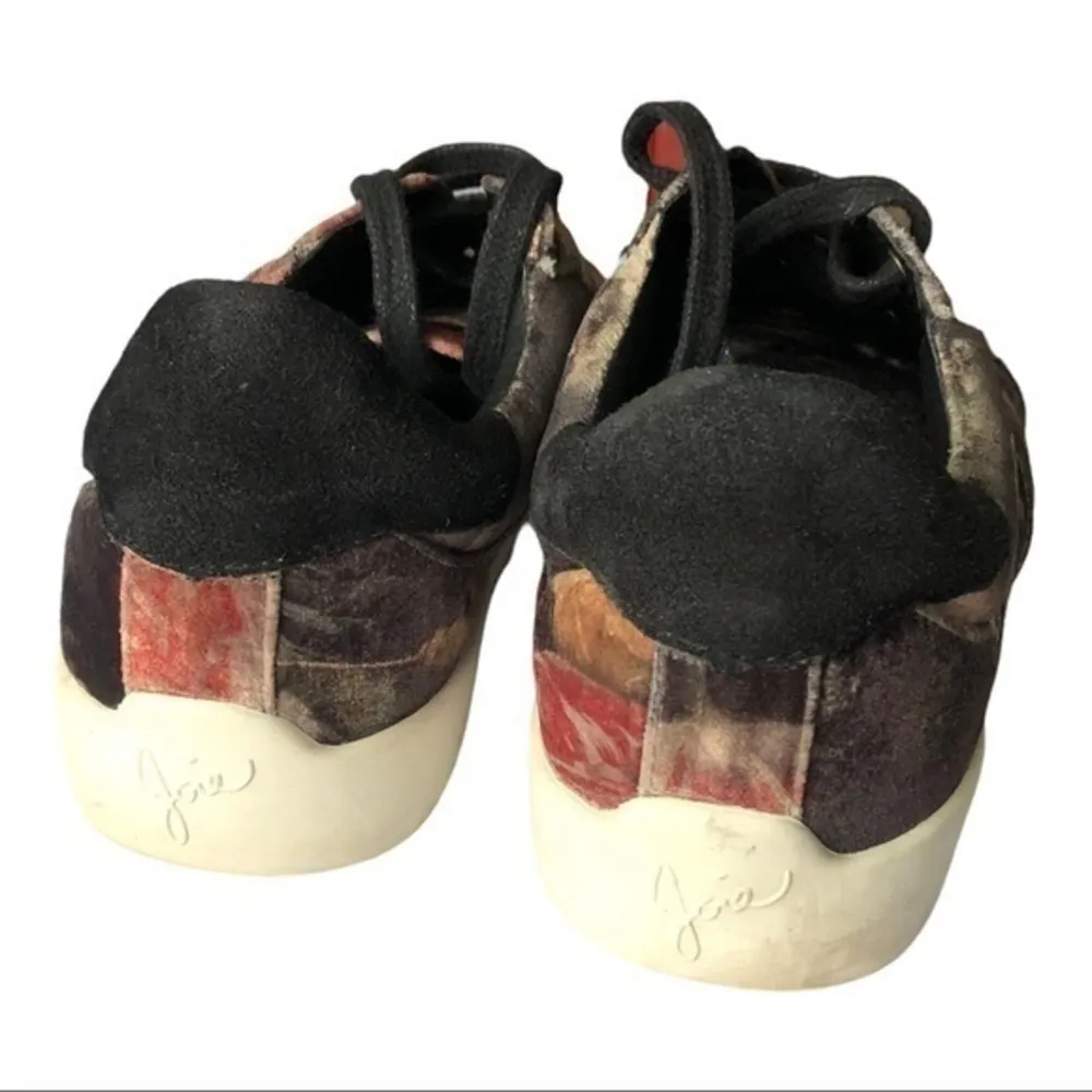Joie Dakota velvet floral sneakers Size 37.5/ US 7.5 - Image 3