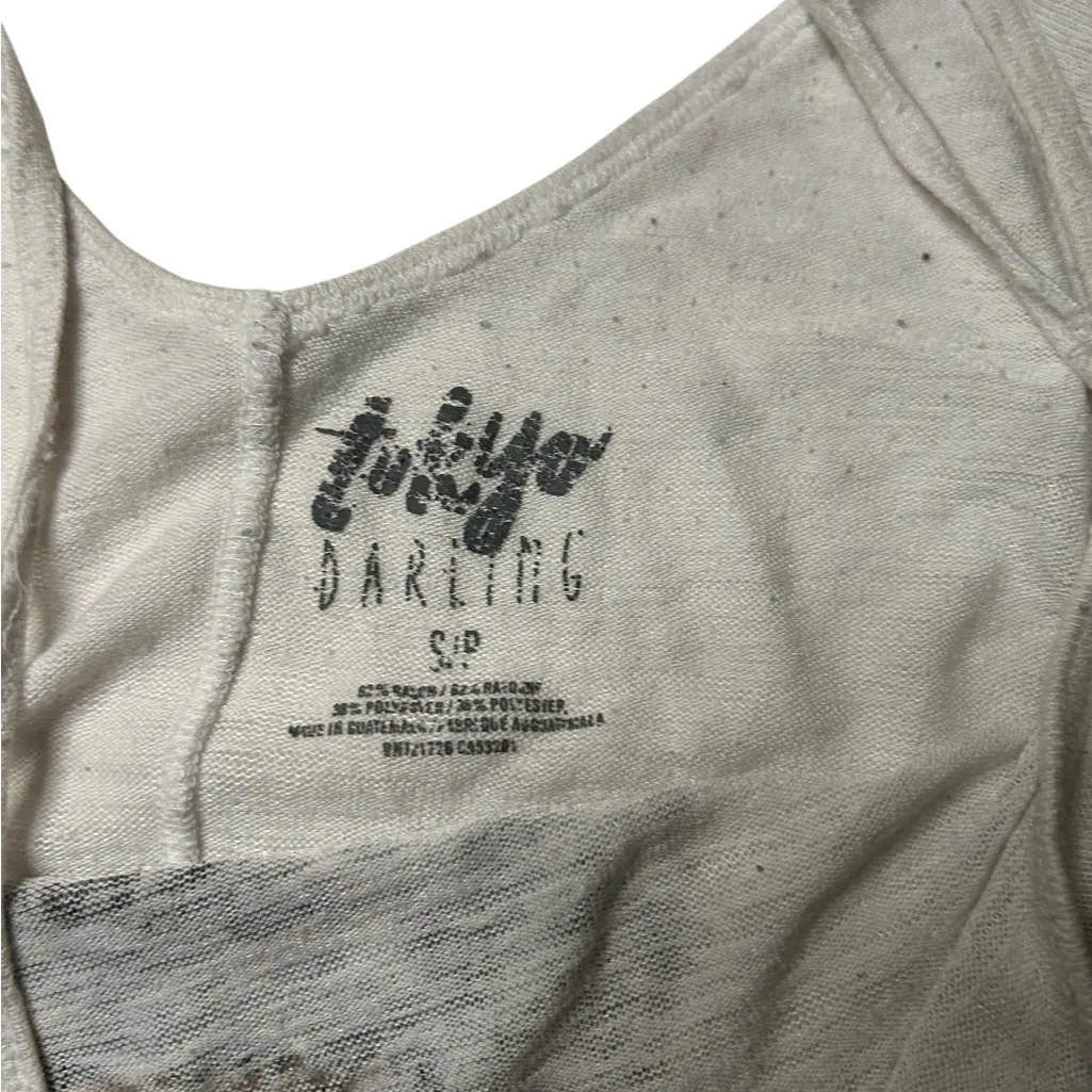 White & Black Tokyo Darling Y2K Skull Tank Top | Vintage Vibes - Grunge Style - Image 7