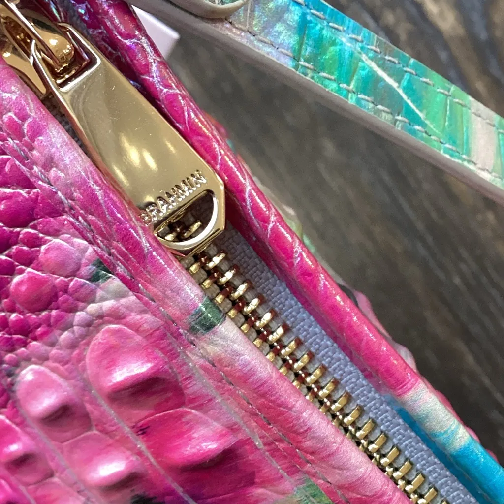 Brahmin Lorelei Impression Melbourne Croc-Embossed Leather Shoulder Bag - Image 8