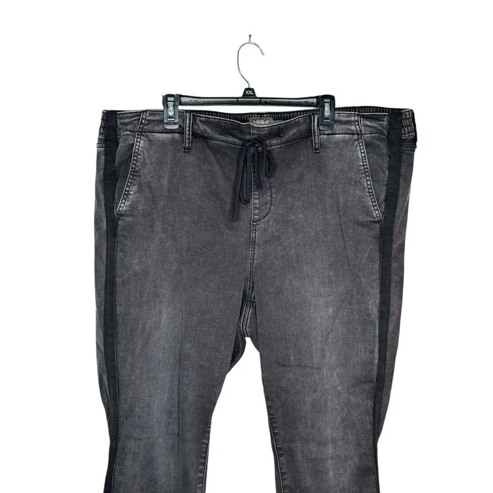 Torrid Women's Jeans Black Piping Elastic Waist High-Rise Straight‎ Leg Denim 35 - Image 4