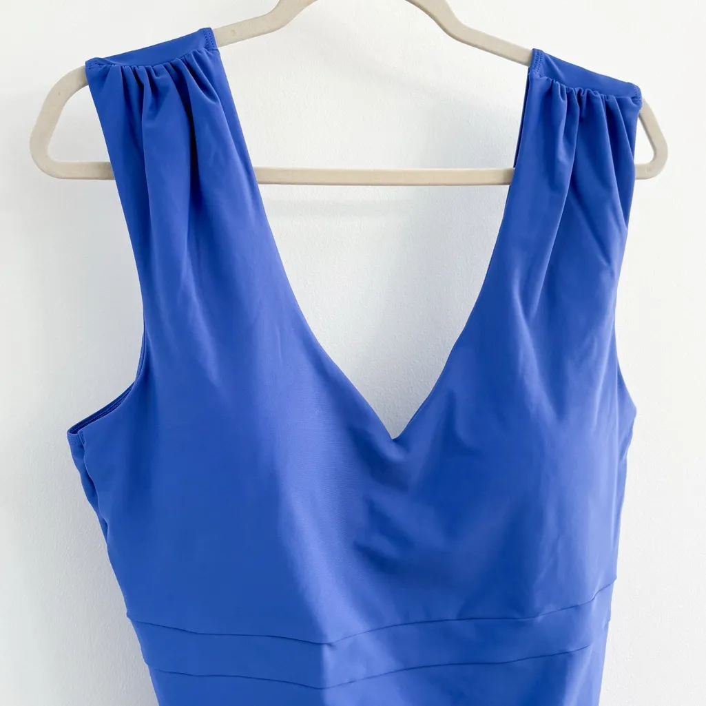 Summersalt Azure Blue Ruched Backflip Swimsuit 16 - Image 5
