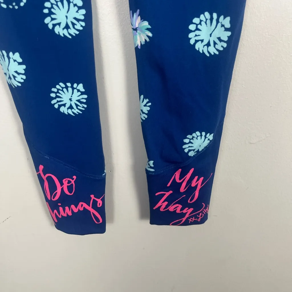 Lilly Pulitzer Luxletic Womens Leggings Yoga Pants XS UPF 50+ Maralyn Gypsea - Image 6
