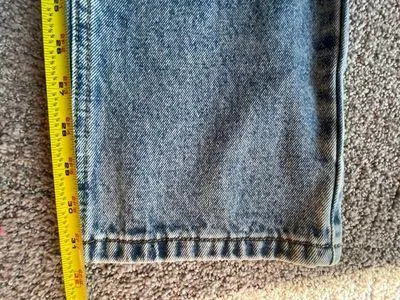 NEW Womens High Waist Ripped Straight Leg Jeans size xs extra small - Image 6