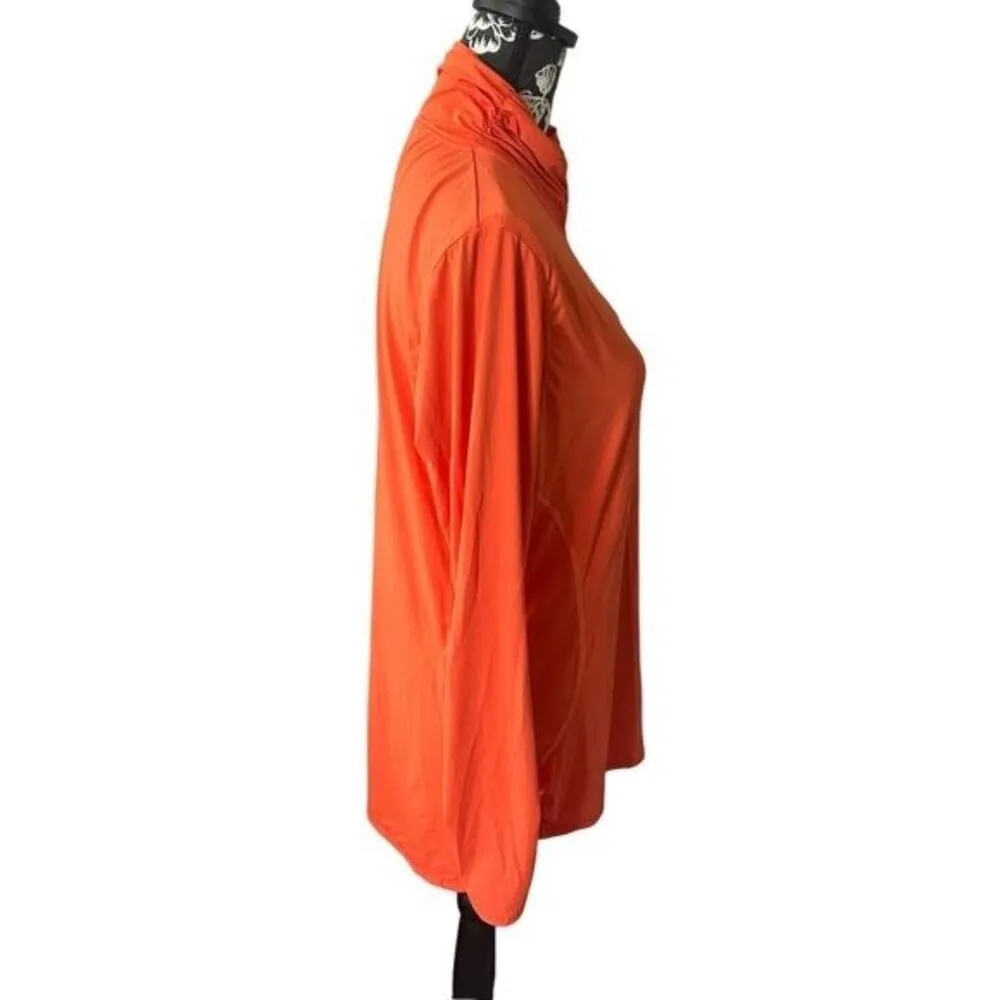 Title Nine Paradigm Orange Long Sleeve Athletic Top Womens XL - Image 2