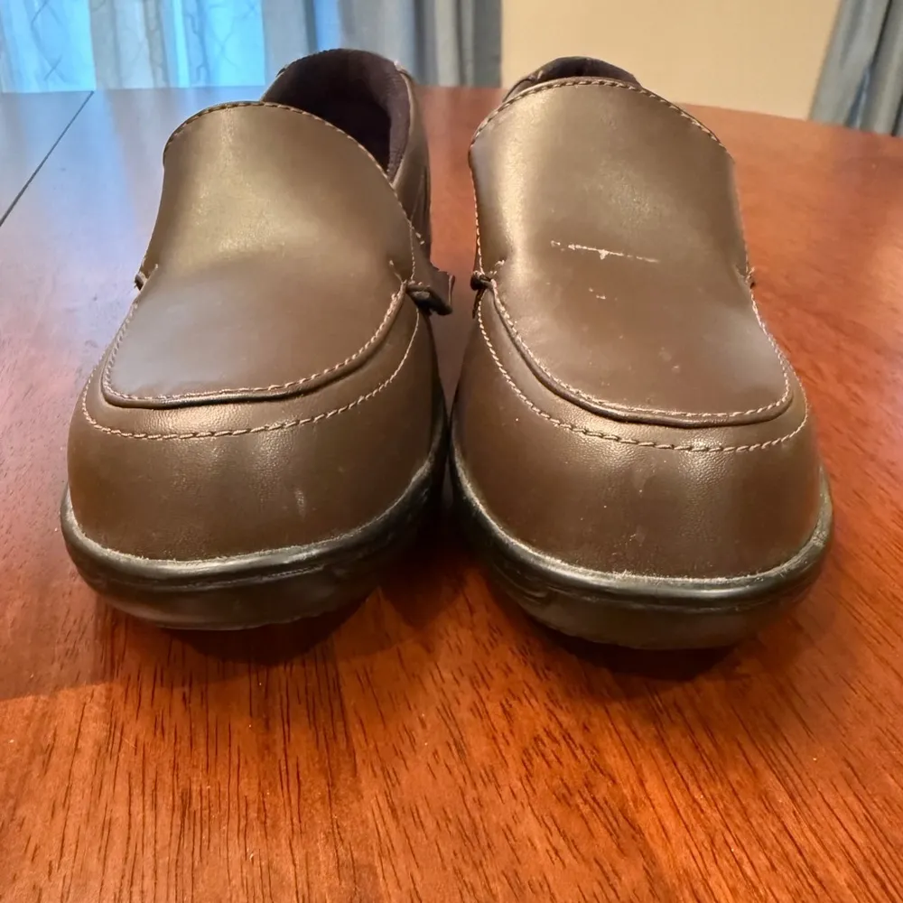 Orthofeet‎ Astoria Diabetic Shoes Brown Size 7.5 Leather Comfort Loafers - Image 4