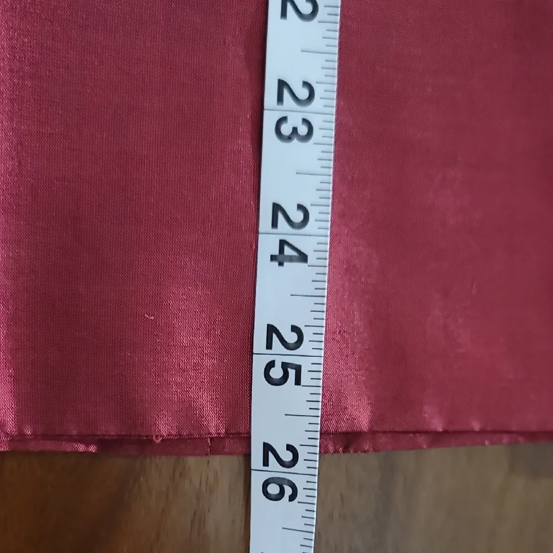 Marisa Baratelli Thai Silk Jacket Red And Black Sz Large - Image 10