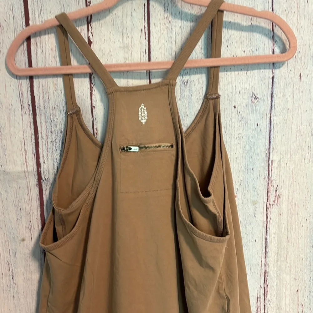 NWOT FP Movement Hot Shot Mini Dress Tan - Image 10
