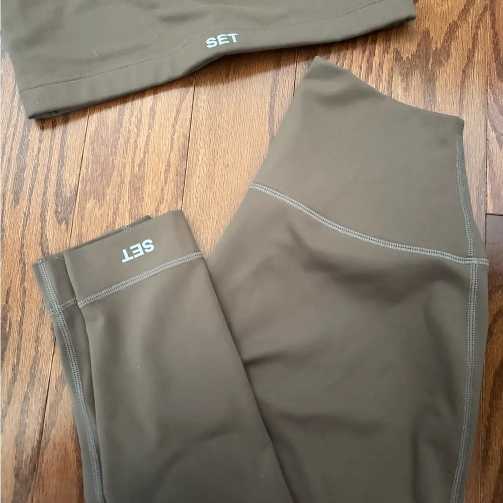 Set Active Luxform Set - Scoop bra & leggings in Cookie S - Image 5