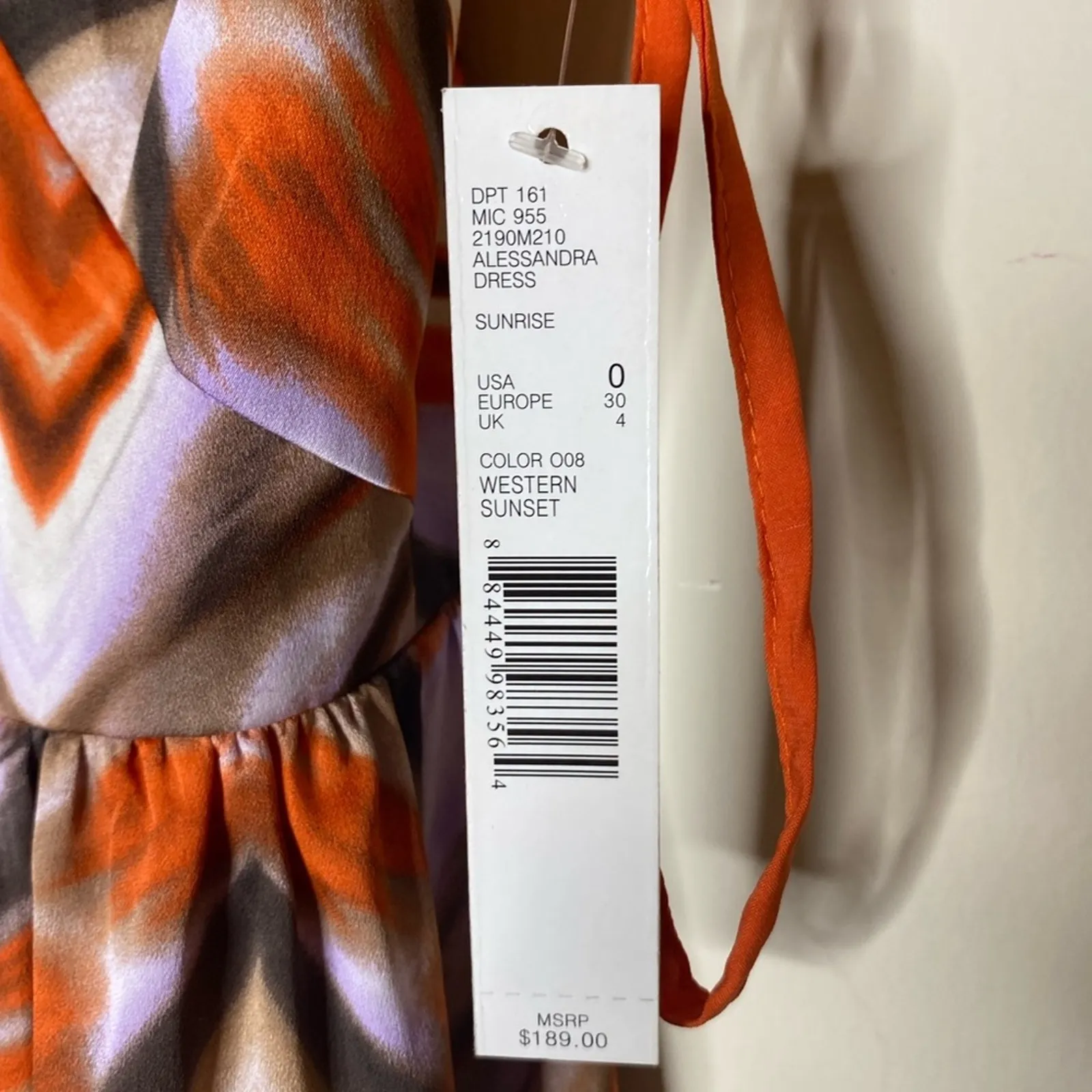 Antonio Melani Maxi Dress Halter Neckline Alessandra Sunrise Western Sunset NWT - Image 3