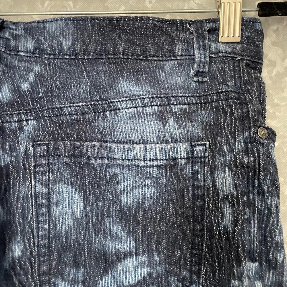 Gloria Vanderbilt Straight Leg Tie-Dye Amanda Jeans - Size 8 Short - Mid Rise - Image 6