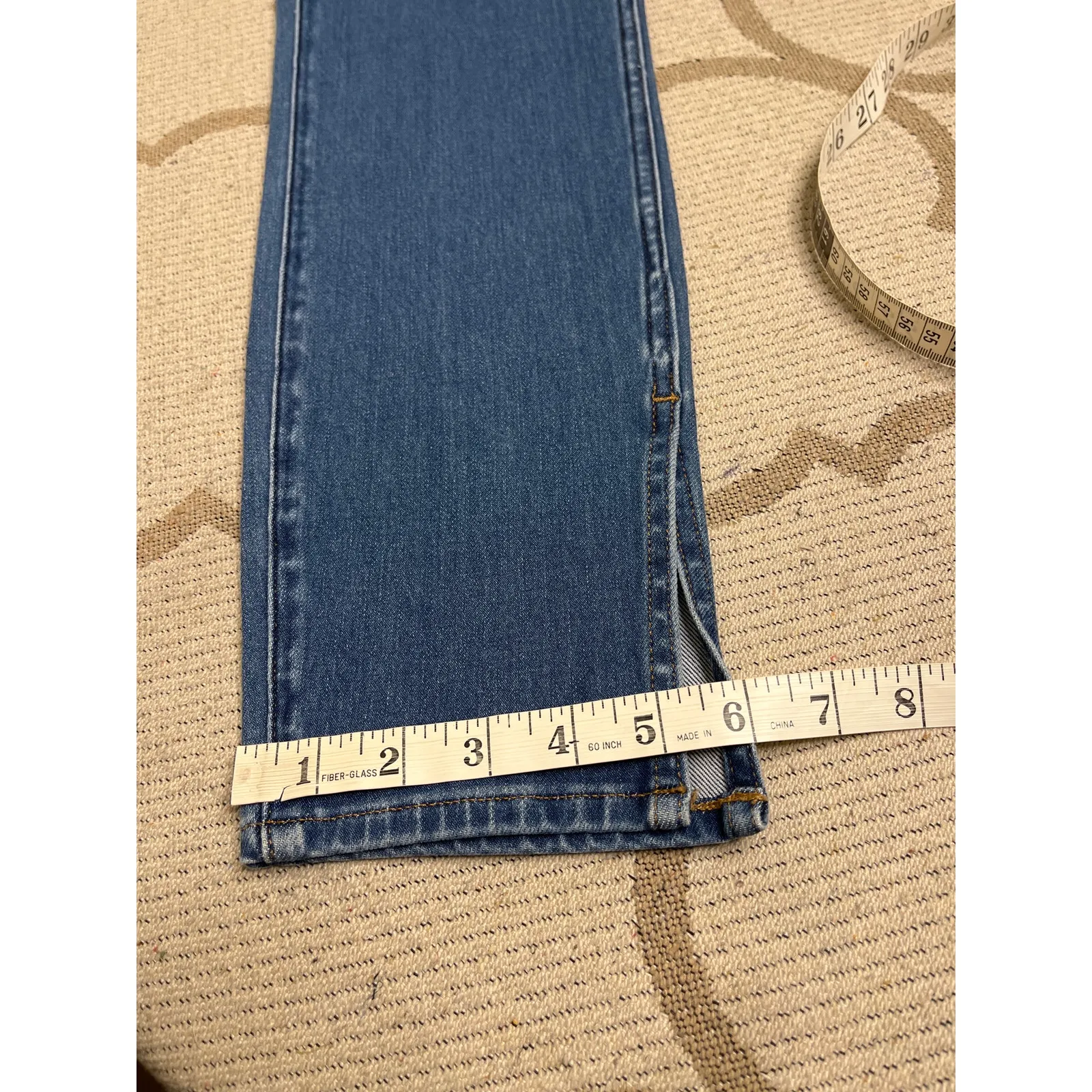 Madewell 11" High-Rise Roadtripper Skinny Jeans: Slit-Hem, dm2475, size 26 - Image 7