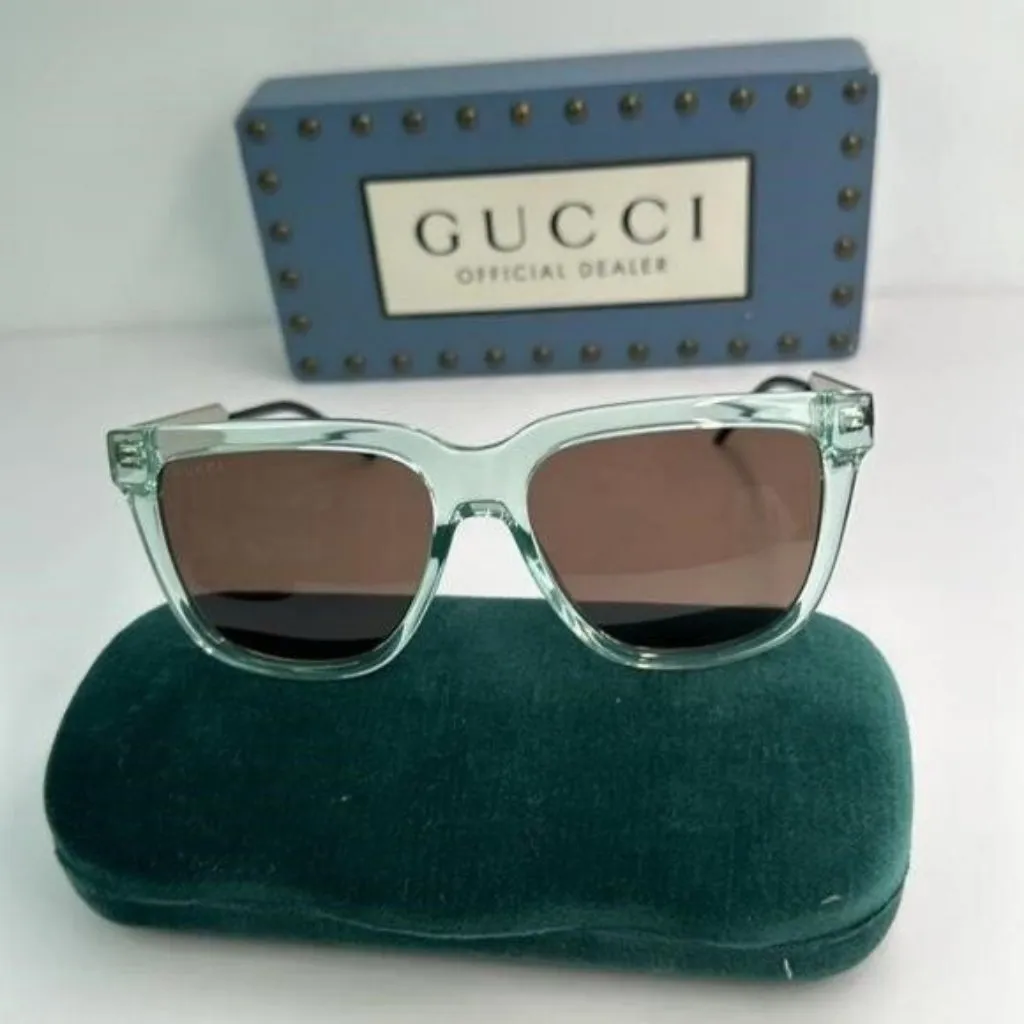 💯- New Authentic GUCCI Unisex Rectangular Sunglasses GG0976S-002-56 - Image 2