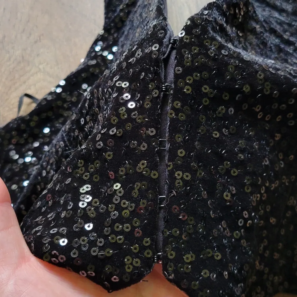 Zara Sequin Halter Vest - Image 5