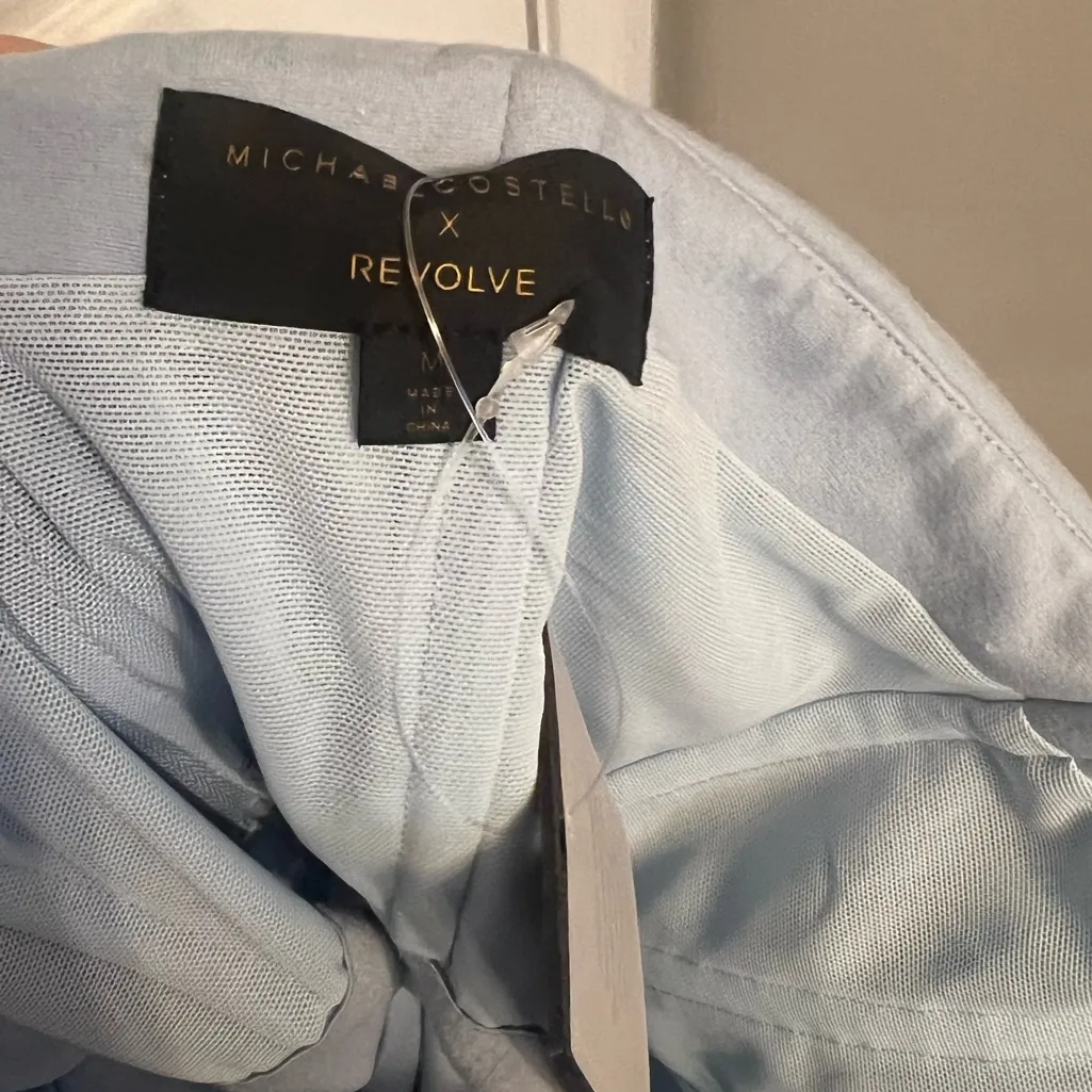 NEW Michael Costello x REVOVLE Briggs Gown in Baby Blue - Image 7