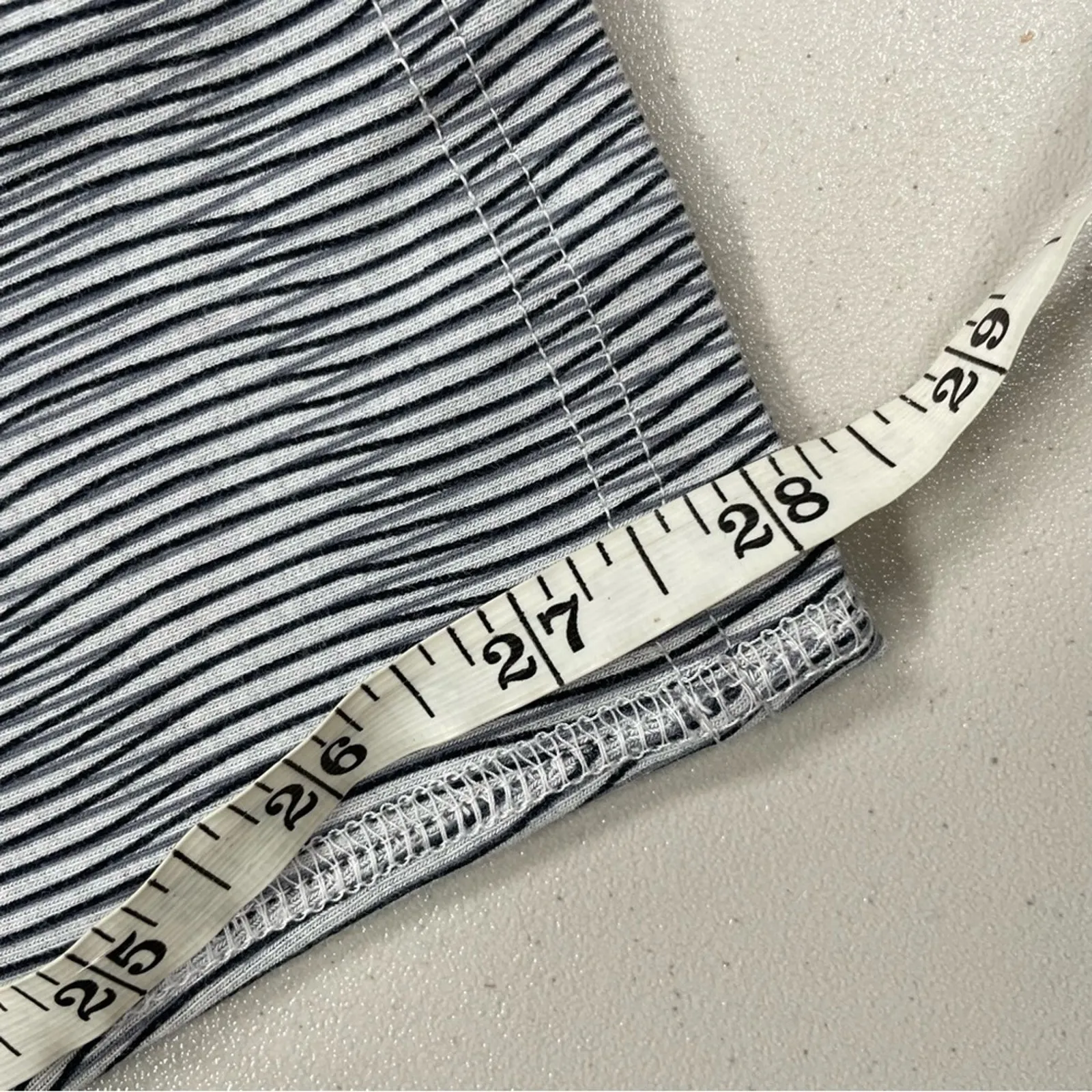 Nike Pro Black Printed High Rise Leggings Womens S Striped Yoga Pants Athletic - Image 9