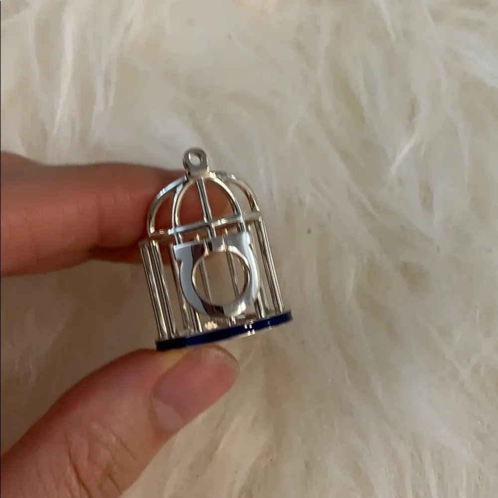 New Ferragamo cage sterling silver ring - Image 2