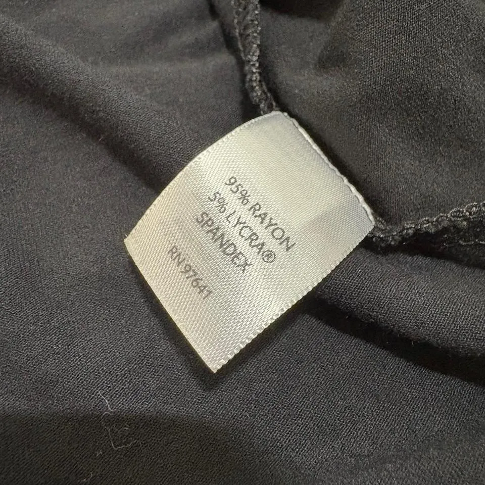 J. Jill Women's LG Petite Abstract Open Front Cardigan 3/4 Sleeve Office Casual‎ Blue - Image 6