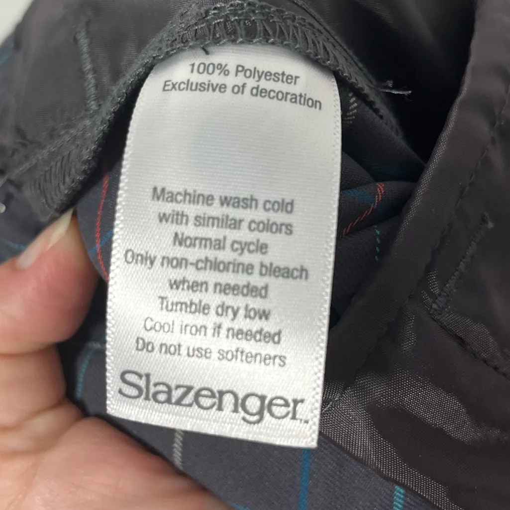 Slazenger NWT  Ardee Slim Plaid Golf Pants size 8 - Image 4