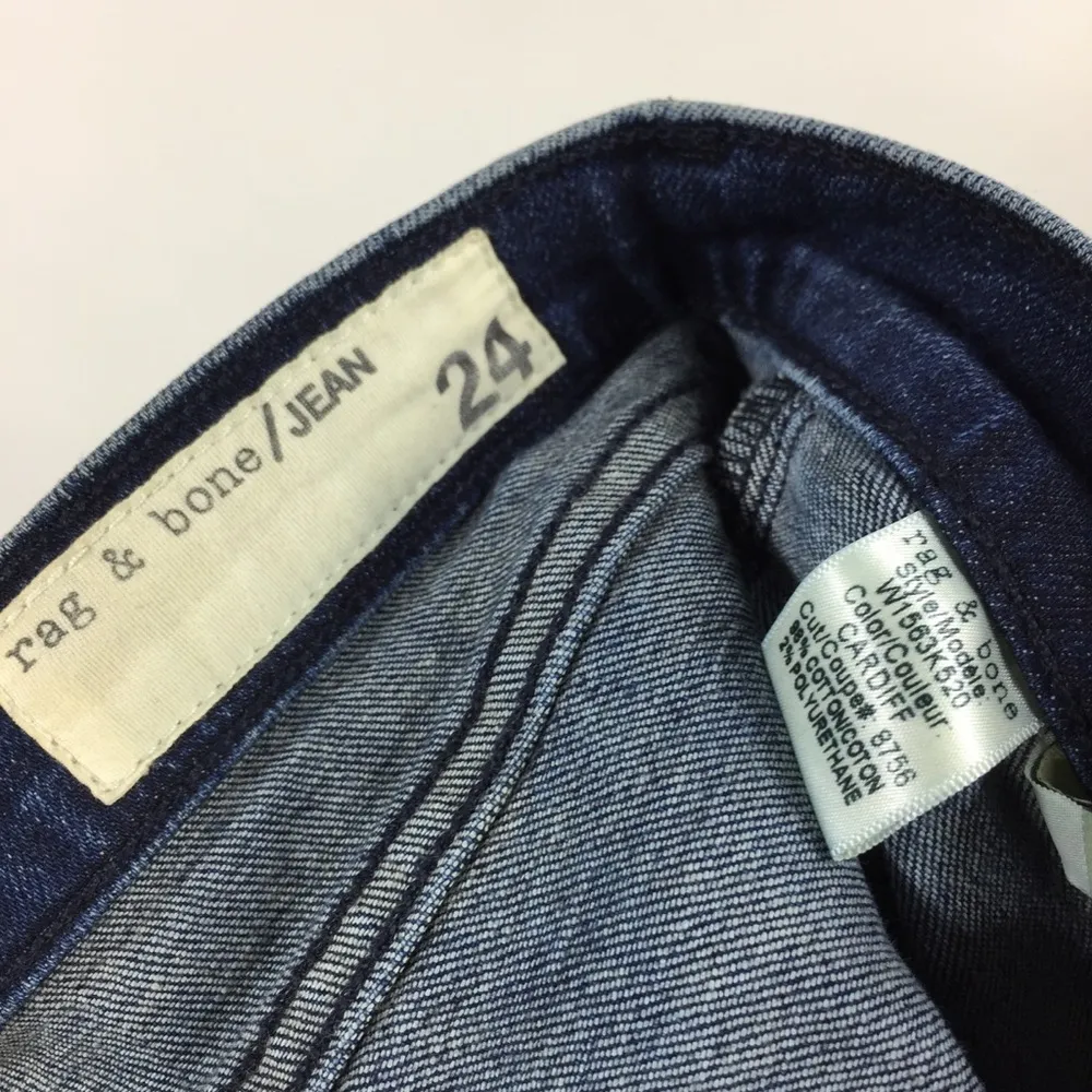 Rag & Bone Samurai Moto Skinny Jeans Size 24 Cardiff - Image 4