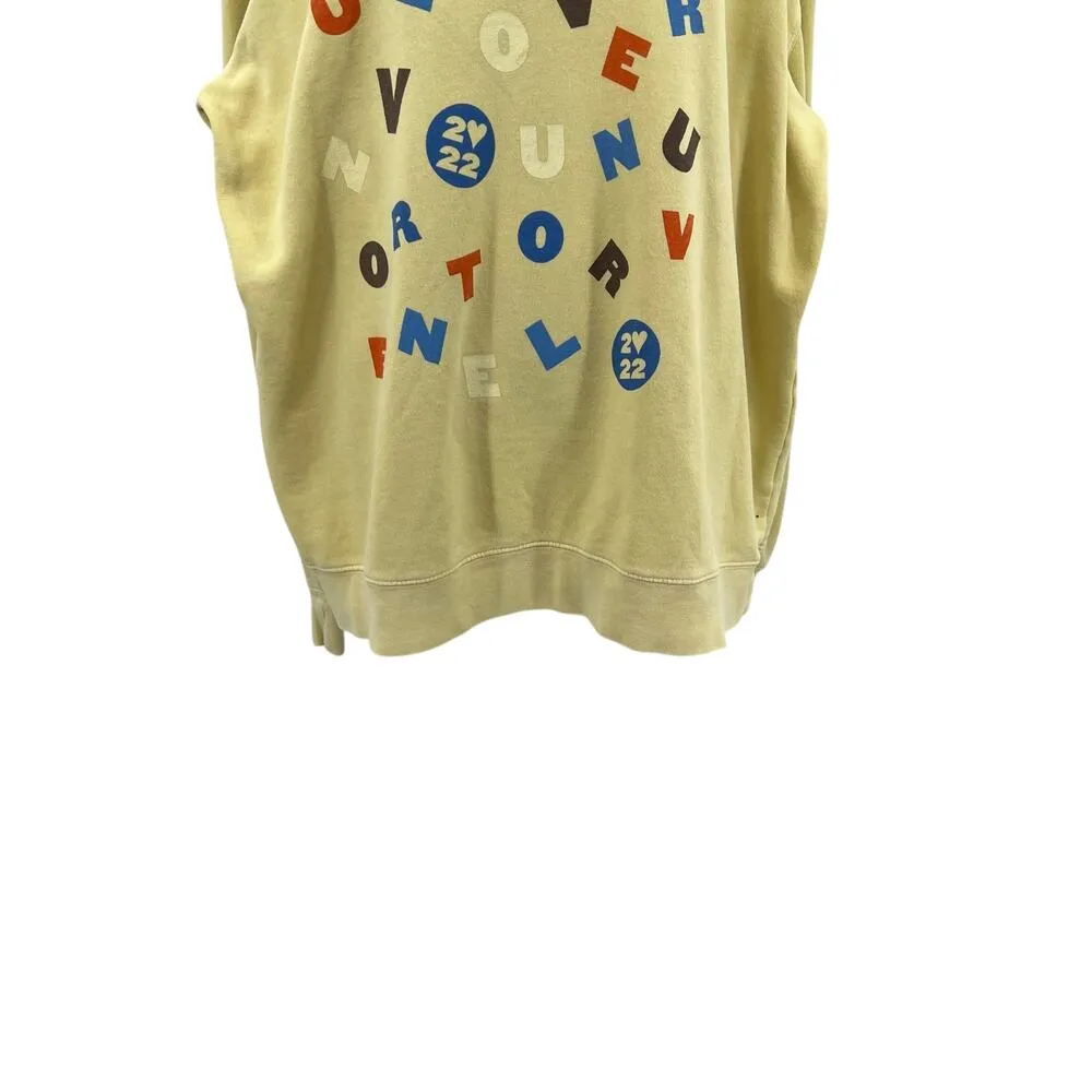 Harry‎ Styles Love On Tour Palm Springs Exclusive Sweatshirt Yellow Size XL - Image 4