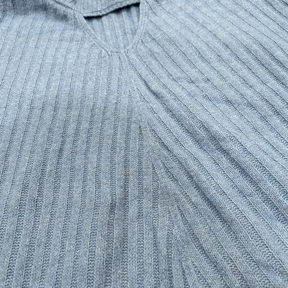 SO Blue Sweater with cut out - Image 2