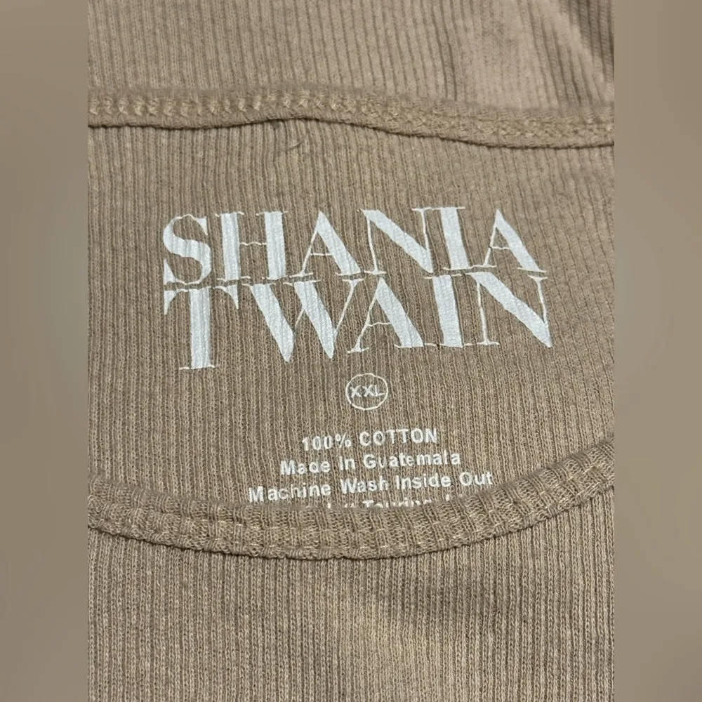 EUC Shania Twain Beige and Gray I Feel Like a Woman Tank size XXL - Image 7