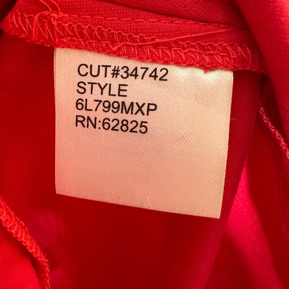 Tadashi Shoji Pin Tuck Jersey Dress Women's Size PM Petite Medium - Image 5