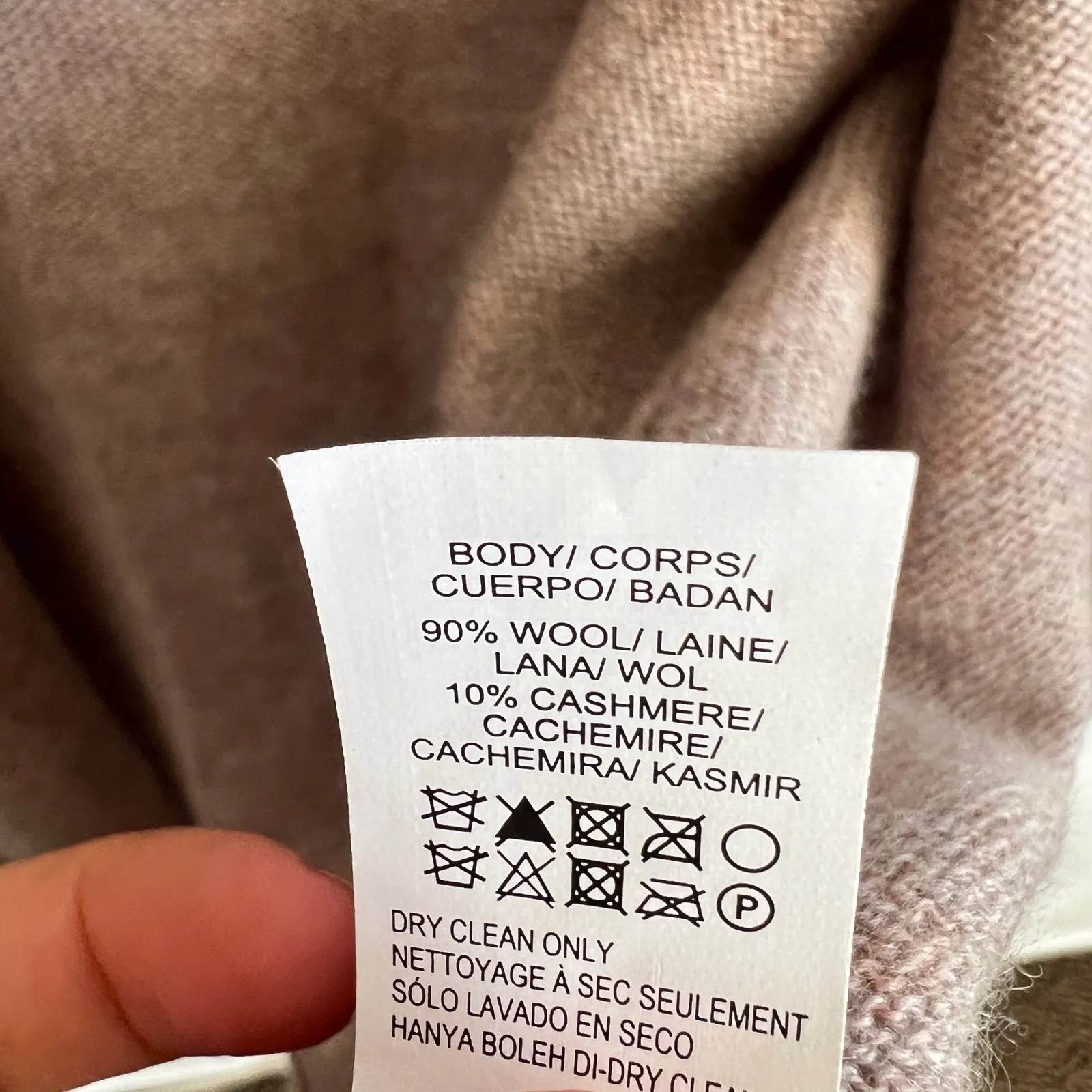 Lucky Brand Cashmere Fringe Poncho Boho Cozy Minimalist Western Brown Medium - Image 4