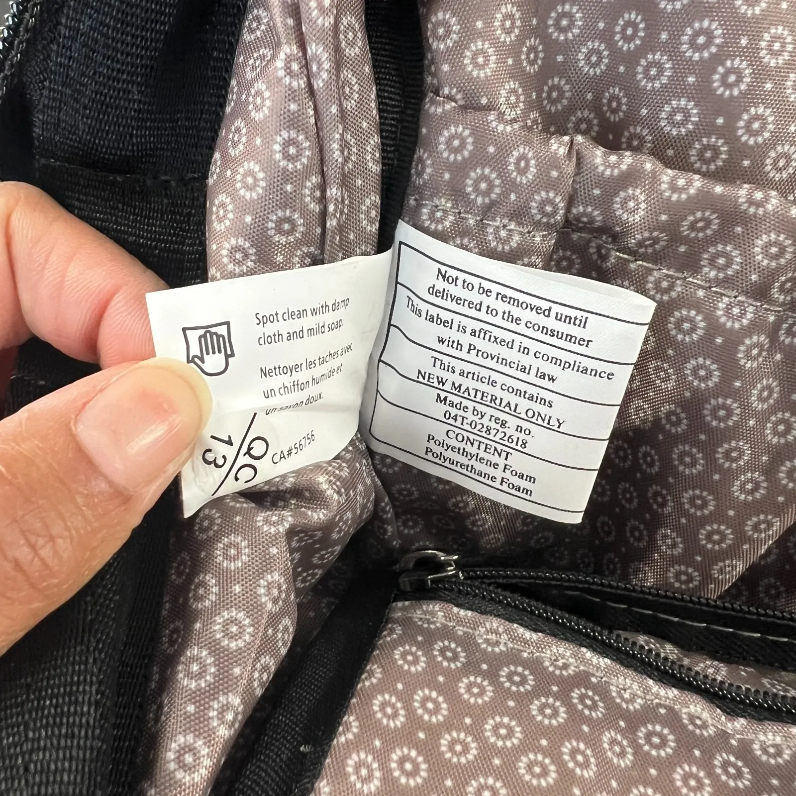 Lug Via 2 Women Multi Camo Multipurpose Pockets Detachable Strap Convertible Bag Gray - Image 8