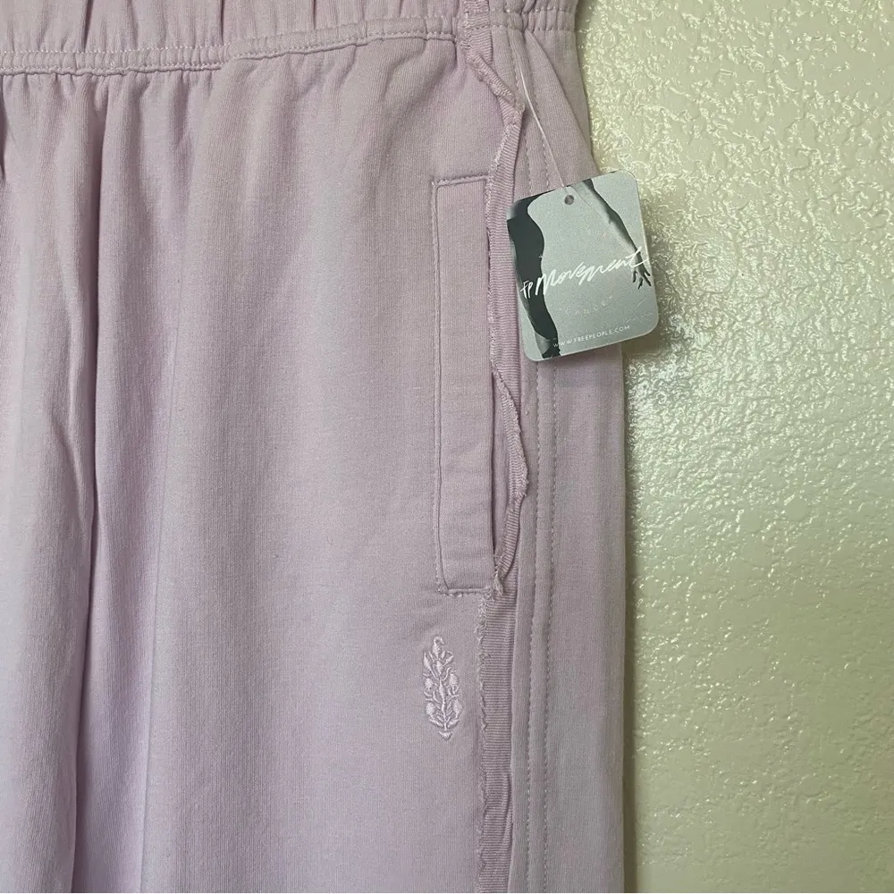 Free People Where The Wind Blows Joggers In Powdered Lavender Size XS NWT - Image 6