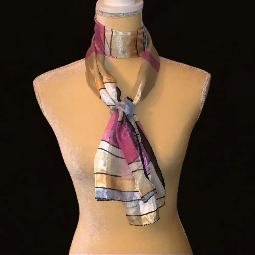Beautiful scarf! Love this one! Lots to work with Pink - Image 2