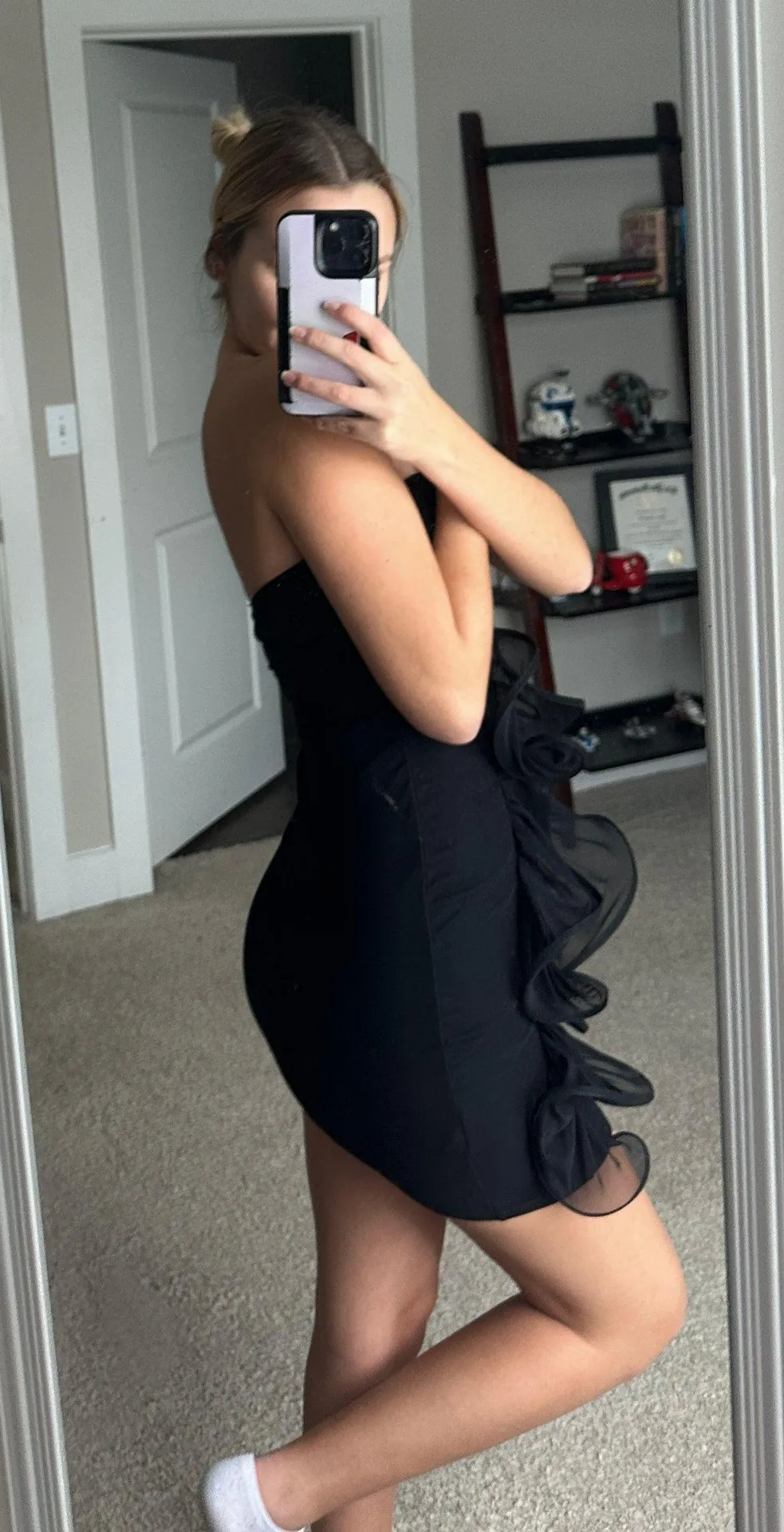 Ruffle Mini Dress - Image 2