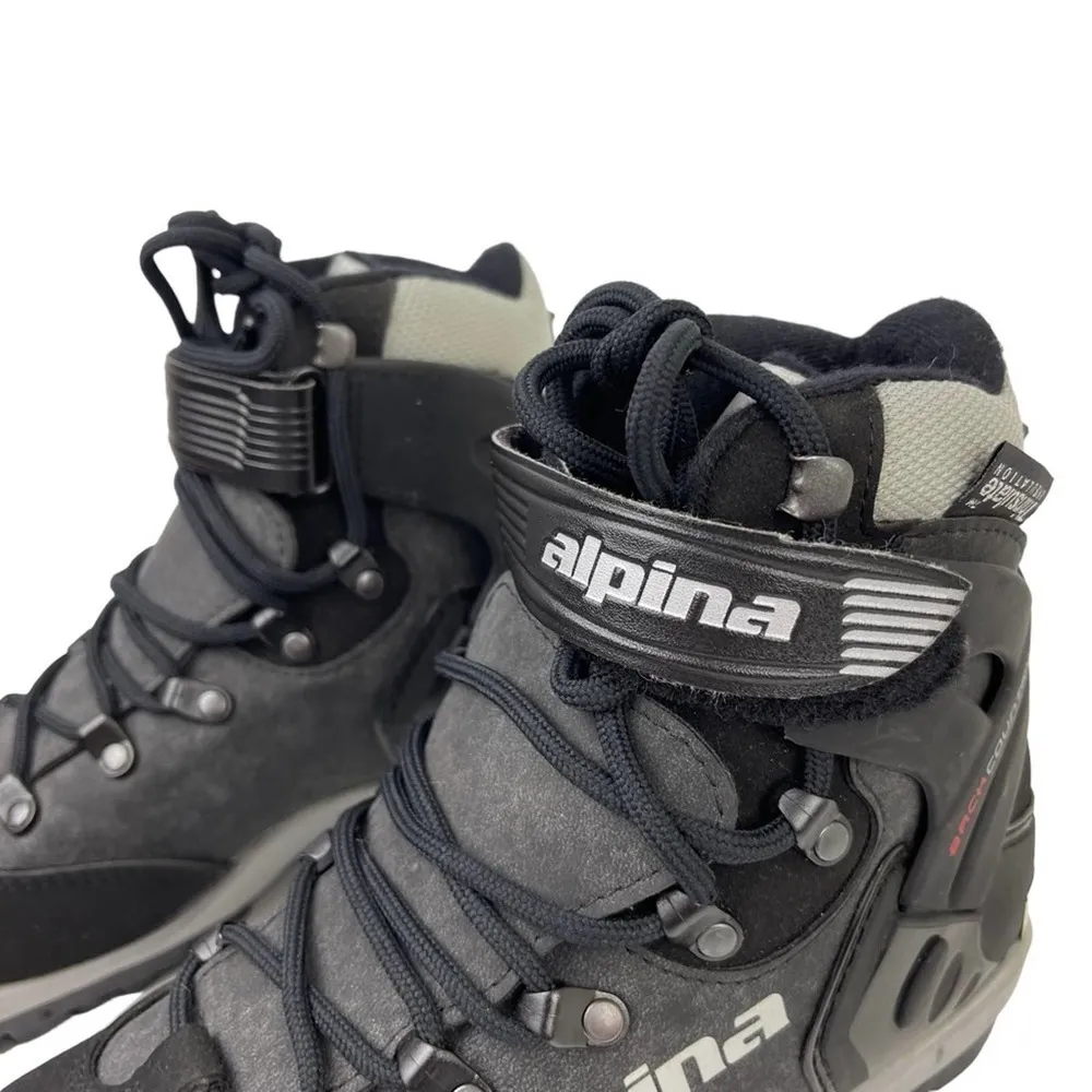 New Alpina BC 1550 Backcountry Telemark Black Gray Ski Boots Size 36 - Image 16