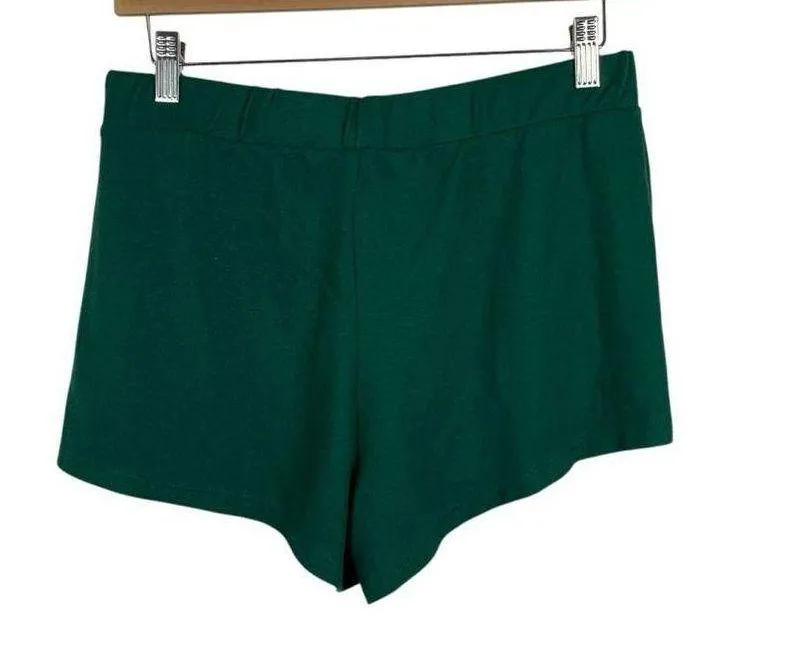 Stars Above Women’s Cozy Henley Pajama Set in Green Size M - Image 10