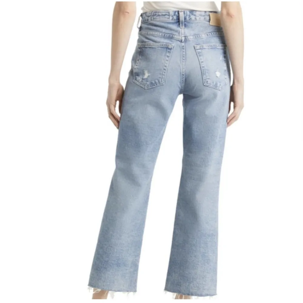 AG Adriano Goldschmied Kinsley High Rise Pop Crop Jeans Aged Denim 23 Years - Image 4