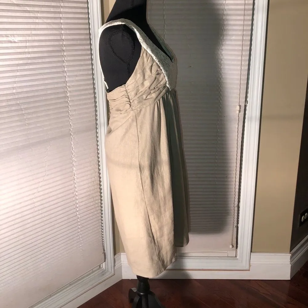 Molly New York Lacy Halter Dress White Size 8 - Image 2