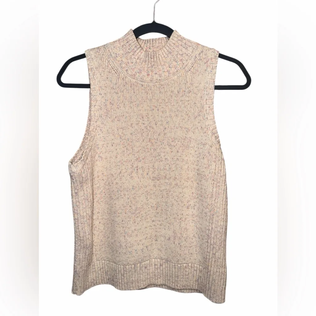 GAP Multicolor Sleeveless Turtleneck Sweater - Image 2