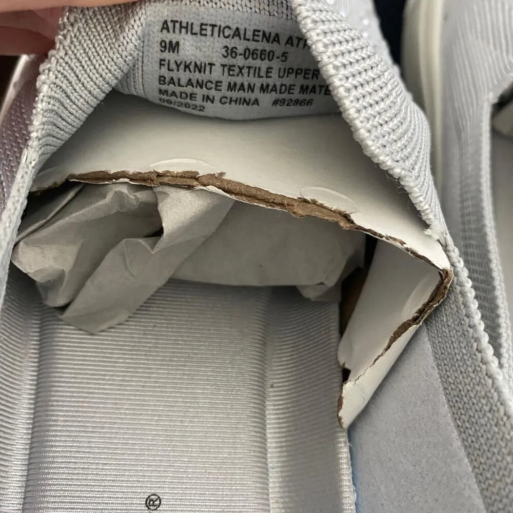 Cute Rhinestone Coquette Gray Silver Pull On Slip On Sneaker US 9 Comfort View - Image 8