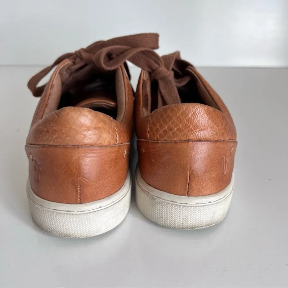 Frye Ivy Low Lace Sneaker Rosewood - Image 7