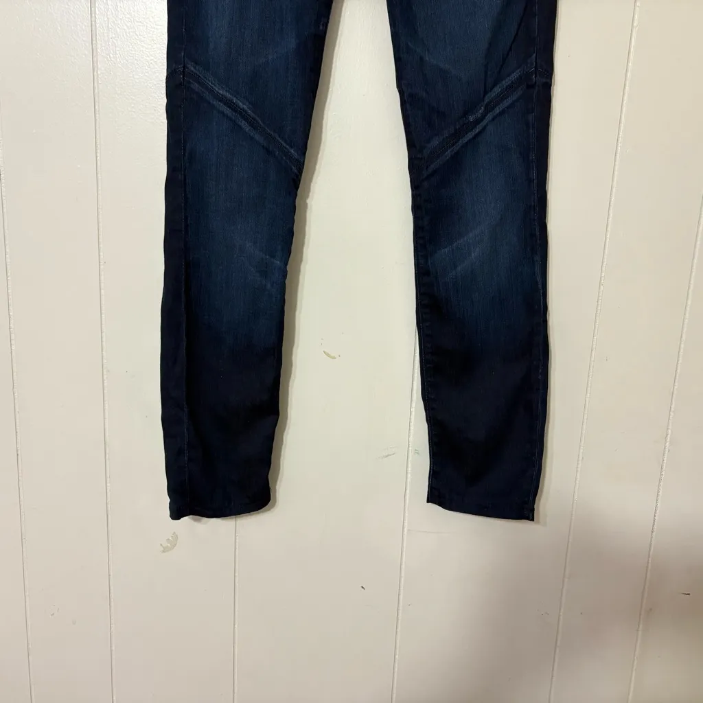 MOTHER The Slasher Skinny / Slim Jeans Midsummer Moon Size 26 Dark Wash Denim Blue - Image 2