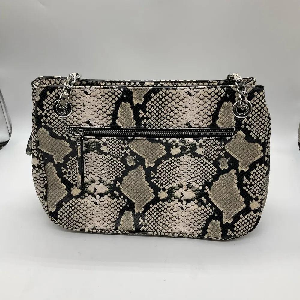 I.N.C INTERNATIONAL CONCEPTS FAUX SNAKESKIN SHOULDER BAG - Image 2