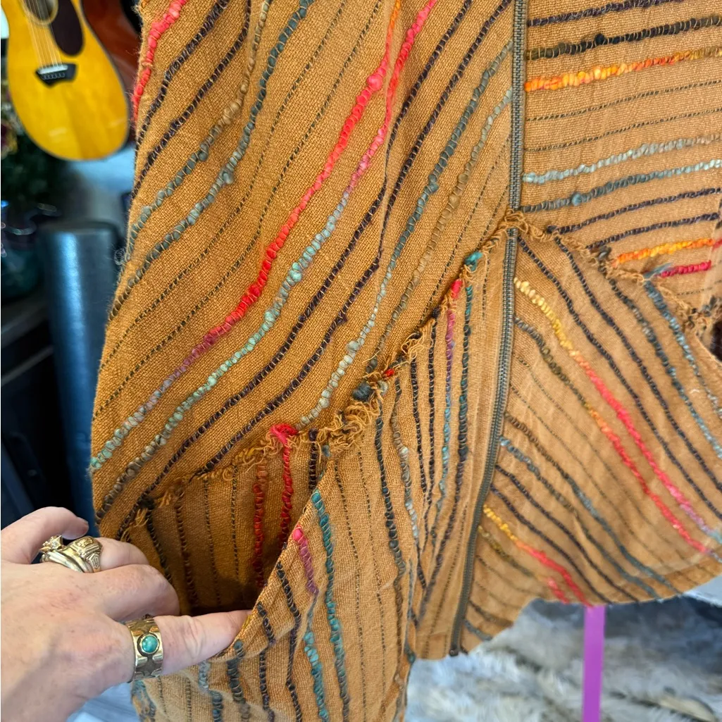 Soft Surroundings Multicolor Striped Jacket size 1X - Image 4