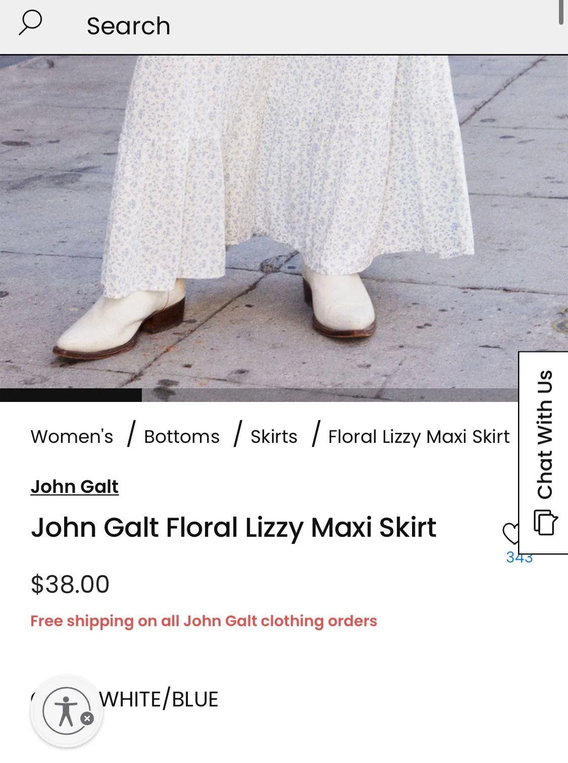 Brandy Melville Floral Maxi Skirt - Image 5