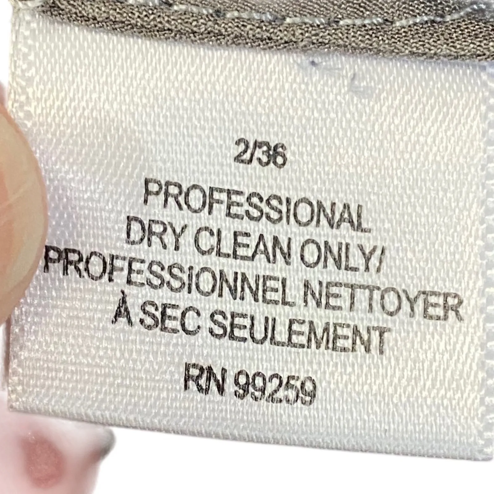 Vera Wang Silk cowl neck Dress Size 2 in champagne floor length cocktail party - Image 11