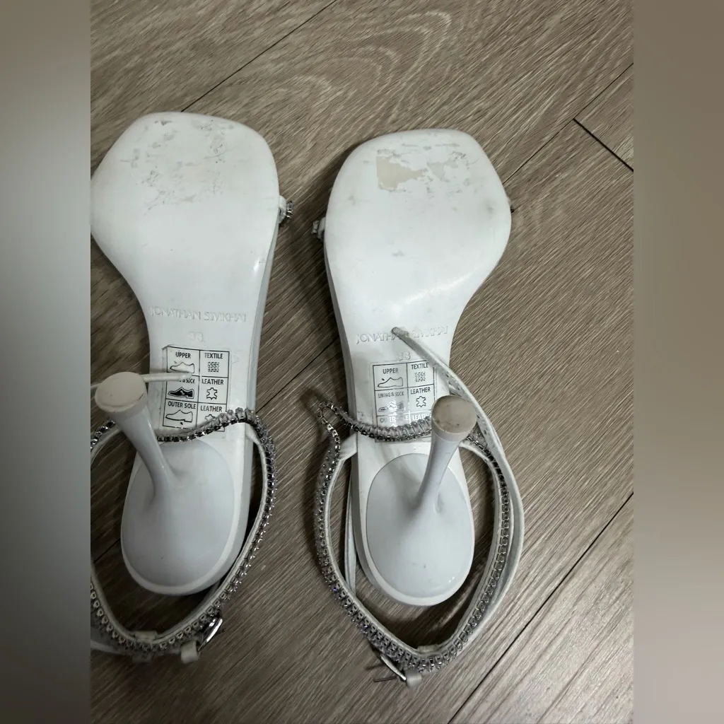 Jonathan Simkhai White Rhinestone Ankle - Image 5