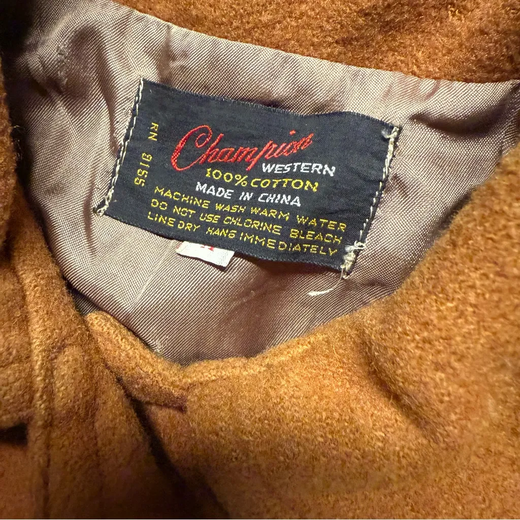 Vintage Camel Heavyweight Long Swing trench coat pockets size medium EUC Brown - Image 8