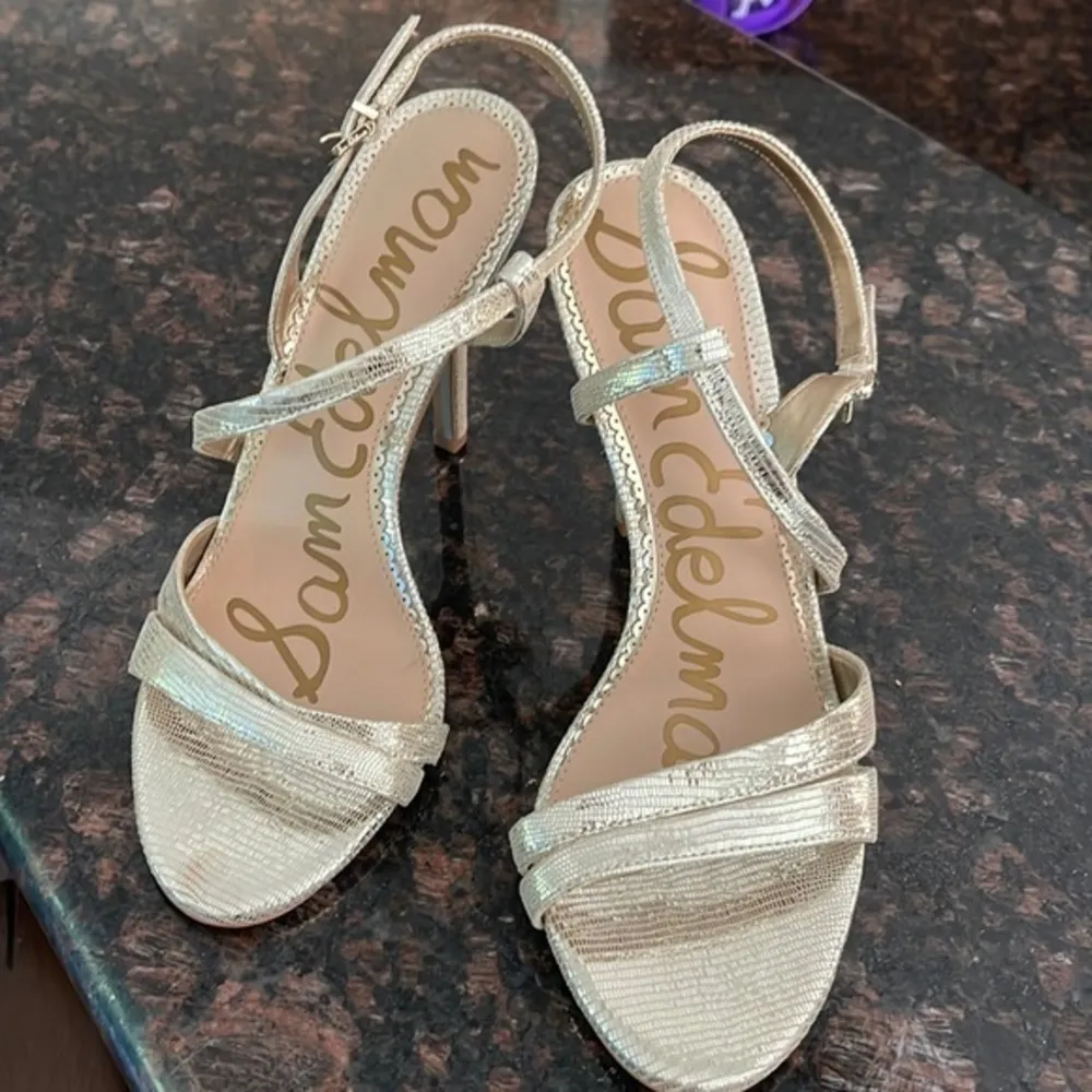 Sam Edelman Alisandra heel in Molten gold - Image 3