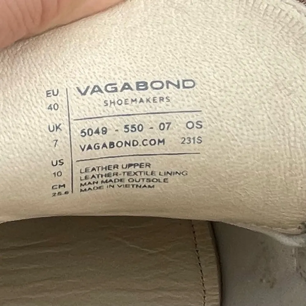 Vagabond Womens Shoes Loafers Sand Cosmo 2.0 Leather Lug Sole Size 10 - Image 8