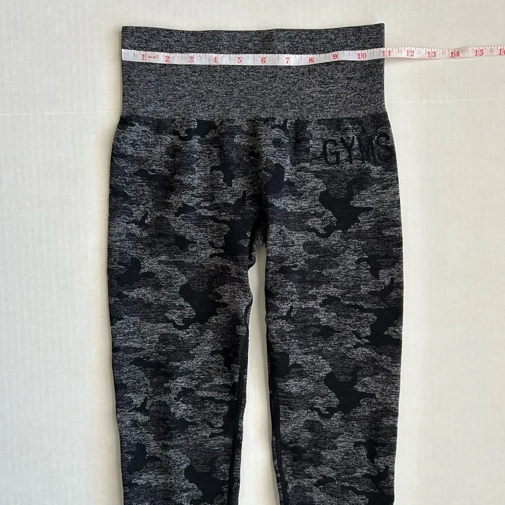 Gymshark Leggings‎ Women's Black Gray Adapt Camo Seamless - Image 3